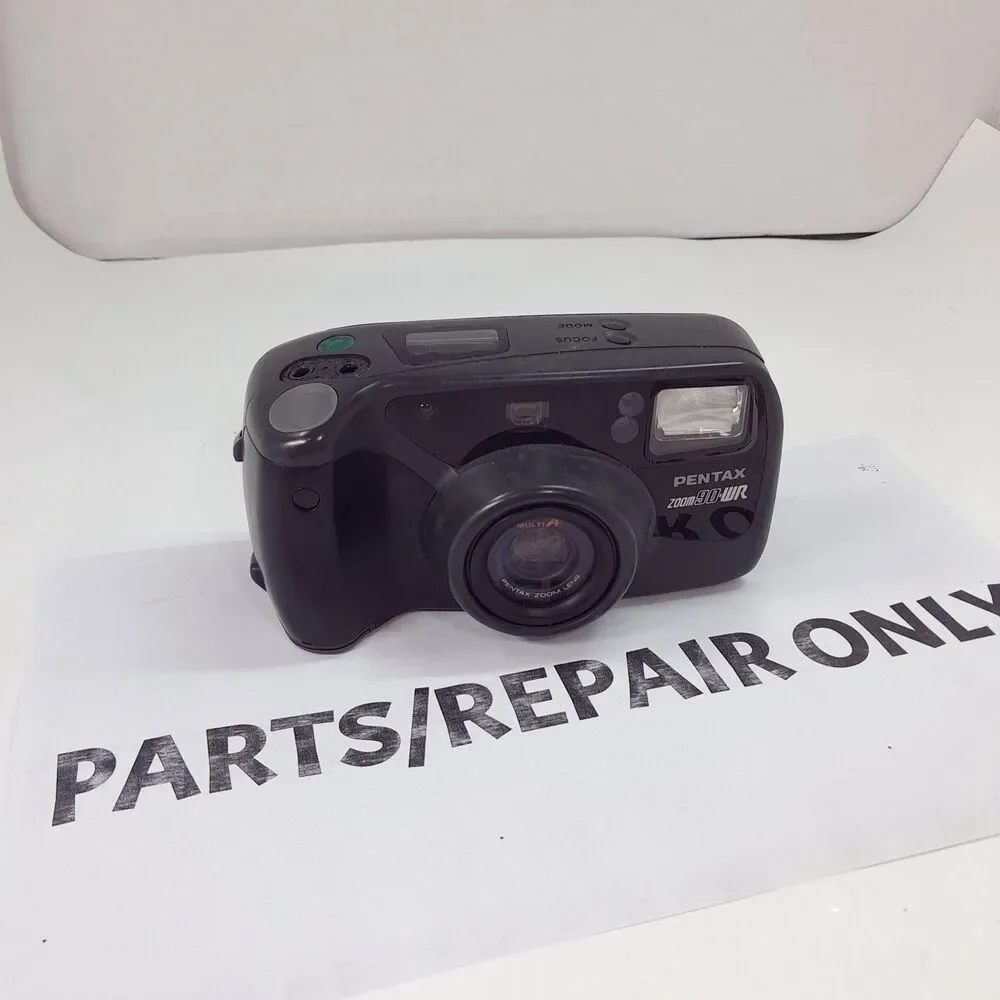 PENTAX ZOOM 90-WR 35mm Compact film camera Point & Shoot Vintage PARTS REPAIR